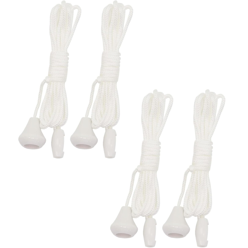 Bnxf Light 4Pcs Nylon Pull Cord Switch Bathroom Pullcord,Replacement Cord Pull For Ceiling Switch,Bathroom Ceiling Pullcords For