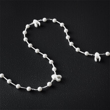 20 Meter 200 clips Vertical Blind Bottom Chain for 3.5 Inch/ 89mm Slats,Vertical BlindChain,Vertical Blinds Repair Parts Suitable for 3.5 Inch/ 89mm