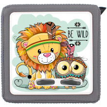 yabaduu Protective Film Cover for Toniebox Perfect Fit Self-Adhesive Child-Friendly Film Accessories for Children Toys (Y031-46 Lion with Owl, Without