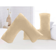 Luxury Microfiber V-Shaped Pillowcase ? Ultra Soft, Breathable & Wrinkle-Resistant ? Support Pillow Cover for Pregnancy, Nursing & Orthopedic Comfort