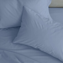 Catherine Lansfield Easy Iron Percale Standard Pillowcase Pair Lansfield Blue
