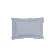 Sleepdown Pillow cases 100% Pure Cotton Pack of Two Oxford Luxury Soft Cosy Pillow Cover Set - Grey - 48x74x5 cm