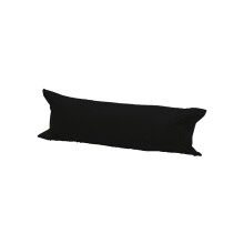 British Home Bedding Bolster Pillow Case Long Body Orthopaedic Support Maternity Pregnancy Pillow Case (Single 3ft 19" X 36", Black)