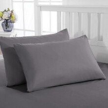 PRIME LINENS Pillow Cases 2 Pack Standard Size Microfibre Pillow Cover with Envelop Closure Wrinkle Fade Resistant Pillowcases Machine Washable