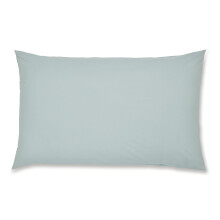 Catherine Lansfield Easy Iron Percale Standard Pillowcase Pair Duck Egg Blue