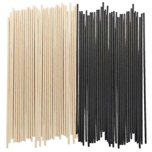 100pcs Reed Diffuser Sticks - 7 Inch Fragrance Refill Reed Thick Diffuser Sticks Oil Fragrance Diffuser Stick Replacement