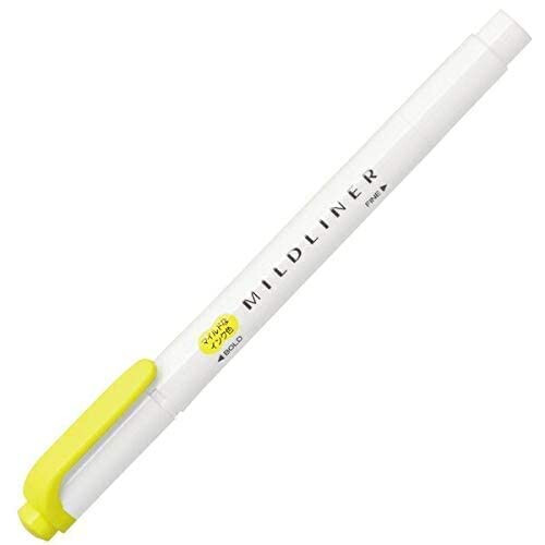 ZEBRA Highlighter MILD LINER [Mild Lemon Yellow] (Japan Import) 1