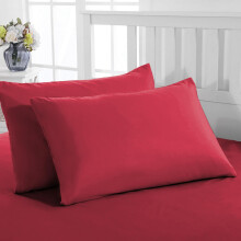 PRIME LINENS Pillow Cases 2 Pack Standard Size Microfibre Pillow Cover with Envelop Closure Wrinkle Fade Resistant Pillowcases Machine Washable