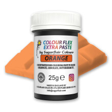 Colour Flex Orange Food Colouring Paste - Extra Concentrated, Vibrant Food Colouring For Buttercream, Chocolate, Sugar Paste, Icing, Fondant, Royal
