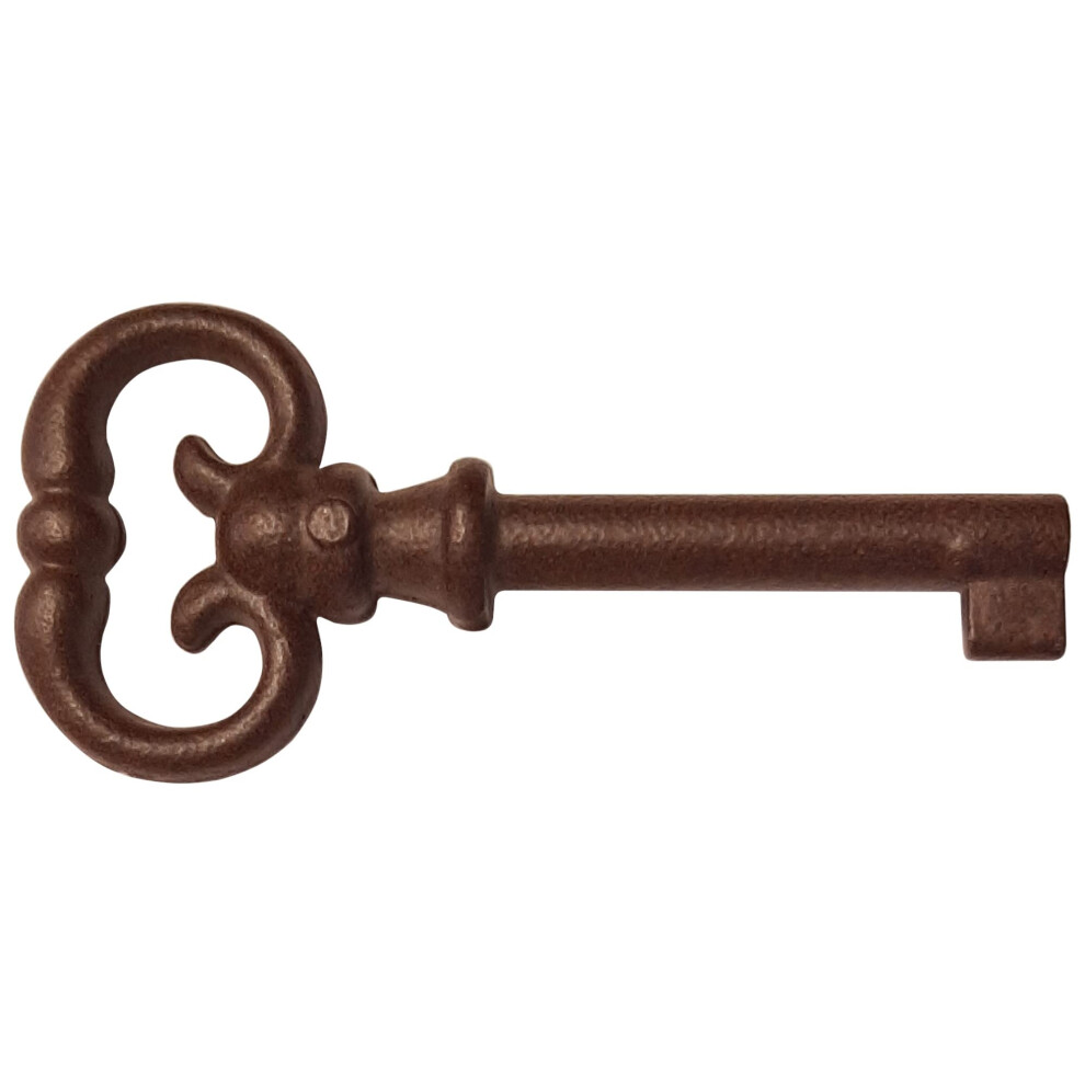 Cyclingcolors Vintage Style Open Barrel Skeleton Key Hole Head Furniture Cabinet Antique (Key-Rust) 5051225153212