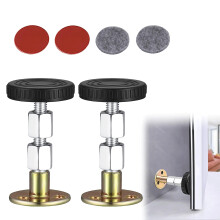 Bansusu 2 Pcs Adjustable Bed Stoppers for Bed Frame Anti-Shake Tool for Furniture Wall Support