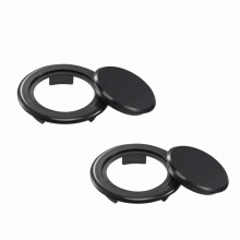 KOMUNJ 2 Sets Patio Table Umbrella Hole Ring and Cap Set, Plastic Umbrella Hole Plug Cover Standard Size Table Centre Ring for Umbrella Hole Insert