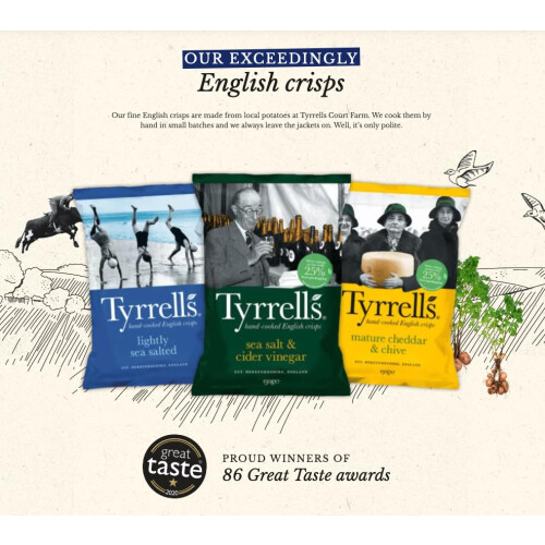 Tyrrells Sweet Chilli & Red Pepper Sharing Crisps 150 g 2