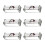 6 Pcs Cigarette Roller Plastic Cigarette Rolling Machine Manual Rolling Machine Tobacco Rolling Machine 70mm Cigarette Making 1