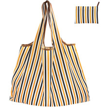FenFang Reusable Shopping Bags Foldable, Extra Large Grocery Bag, Washable Pocket Shopper Bag, Lightweight Handbag Tote Bag Portable Pouch for Travel