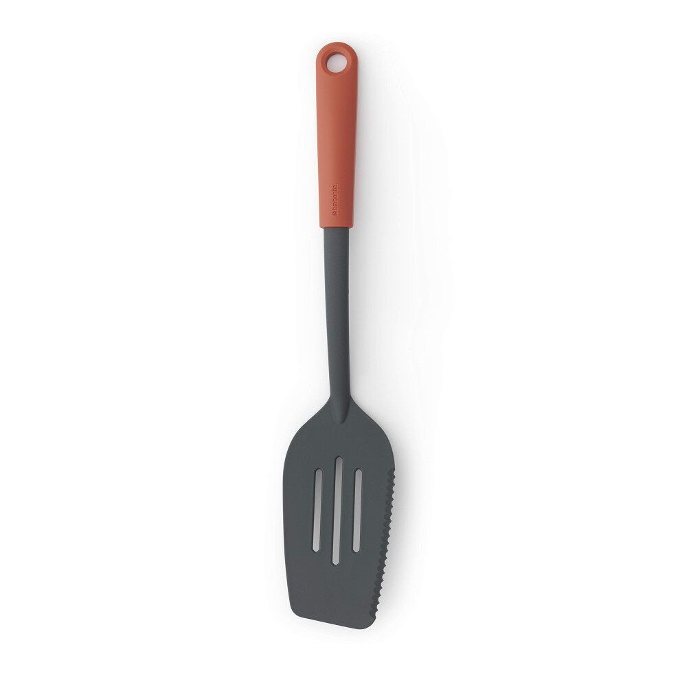 Brabantia 122804 Tasty+ Spatula Plus Cutting Edge, Terracotta Pink