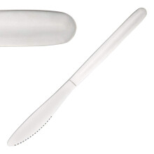 Olympia Kelso Stainless Steel Table Knives (Pack of 12), Silver, 215(L)mm, Dinner Knife Set, High Polished 18/0 Stainless Steel, Sleek Polished