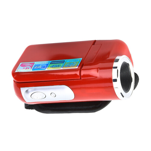 Digital Camcorder Red, 10x5.5x3.5 cm, Max 32GB