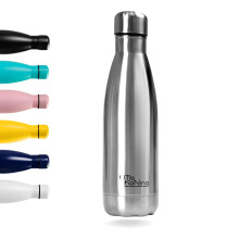 Water Bottle Otto Koning 500ml - Stainless Steel Vacuum Insulated Flask - Keeps Cold 24h / Hot 12h - Leak Proof, BPA Free & Scratch Resistant Metal