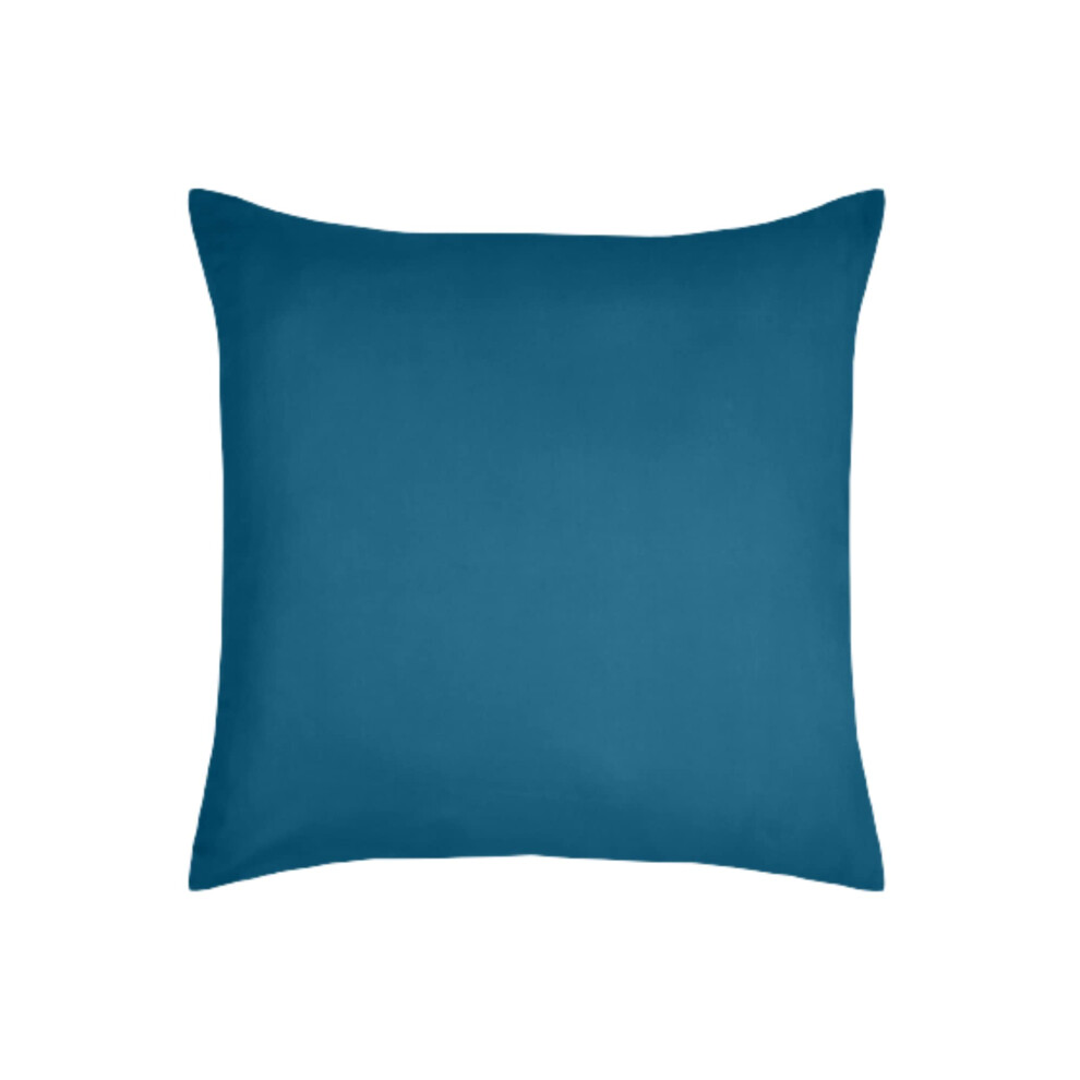 Stof - Pillowcase - Size 63 X 63 Cm - 100% Cotton Oeko-Tex Certified - Excellent Quality - Colour Petrol - Model Eden - Home Bedding Soft And