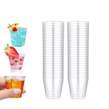 DuDuZui 50 Pack Shot Cups Plastic, 50ml-1.7oz Hard Thicked Plastic Shot Glasses, Clear Reusable Shot Glasses Great for Party, Picnic, BBQ, Wedding,