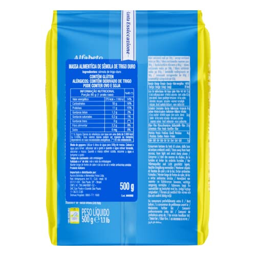 DE CECCO ALFABETO 500 g 1