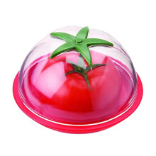 Joie Tomato Saver ? Red Tomato Storage Container with Clear Lid, BPA-Free & Reusable, Keeps Produce Fresh, Red
