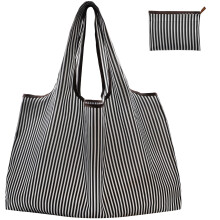 FenFang Reusable Shopping Bags Foldable, Extra Large Grocery Bag, Washable Pocket Shopper Bag, Lightweight Handbag Tote Bag Portable Pouch for Daily