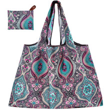CHEESANHERR Foldable Reusable Shopping Bags, Large Folding Shopper Bag, Lightweight Tote Bag Grocery Bag, Washable Handbag Portable Pouch for Daily