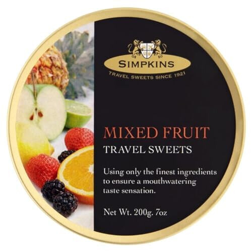 Simpkins Simpkins Mixed Fruit Drops Travel Sweets, 200g 1