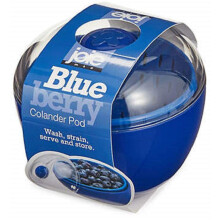 Joie Kitchen Gadgets Berry Colander Pod ? Wash, Strain, Serve & Store, Durable ABS, Blueberry