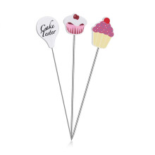 Cake Tester,3 PCS Stainless Steel Cake Skewers Cake Testing Needles Cake Probe Cake Pin Needle Sticks for Cupcake Bread Muffin Baking Supplies Kitchen