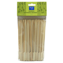 PME LSK185 Bamboo Paddle Skewers 18cm, Pack of 100, Brown