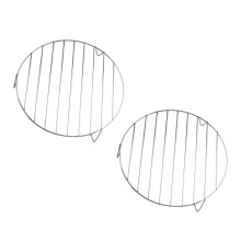 Small Round Cooling Rack 2 Pack - 7 x 7 inches ? Stainless Steel