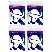 100-5000 x BULL BRAND STANDARD 8mm Filter Tips | Premium Cigarette Paper Tobacco Rolling Smoking Re-sealable Bags UK FREE P&P (4 x Packs STANDARD 8mm