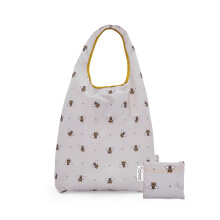 Cooksmart British Designed Eco Bag | Eco Bags With Handles, Great For On The Go | Eco Friendly Option For Shopping Bags (Bumble Bees, S)