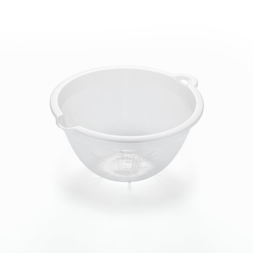 Addis Addis Small Plastic Mixing Bowl, Transparent, 700 ml