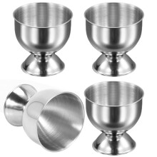 4 Pcs Egg Cups Set, Soft Boiled Egg Holders, Egg Cup Set for Breakfast, Dishwasher Safe, Perfect for Dining, Ceramic Egg Cups