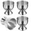 4 Pcs Egg Cups Set, Soft Boiled Egg Holders, Egg Cup Set for Breakfast, Dishwasher Safe, Perfect for Dining, Ceramic Egg Cups 1