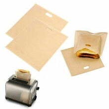 Reusable Toastie Bags - Mess-Free Toasting for Sandwiches, Toast & Snacks - Nonstick Sandwich Bags for Easy & Convenient Toasting in Toaster Pack of