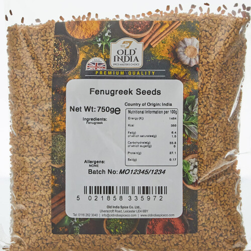 Old India Fenugreek Seeds 750 g 1