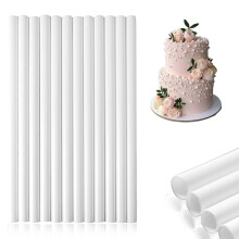 12 Pcs Cake Dowels, Cake Dowels for Tiered Cakes, 9.5in Supports for Tiered Cakes, for Stand Sticks and Stacking Supporting for Stacking Supporting