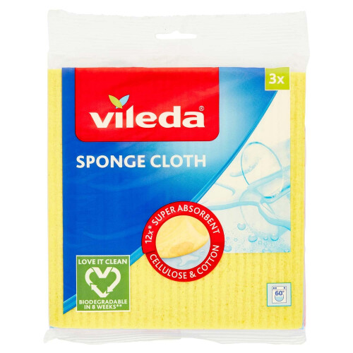 Vileda Vileda Super Absorbent Sponge Cloth