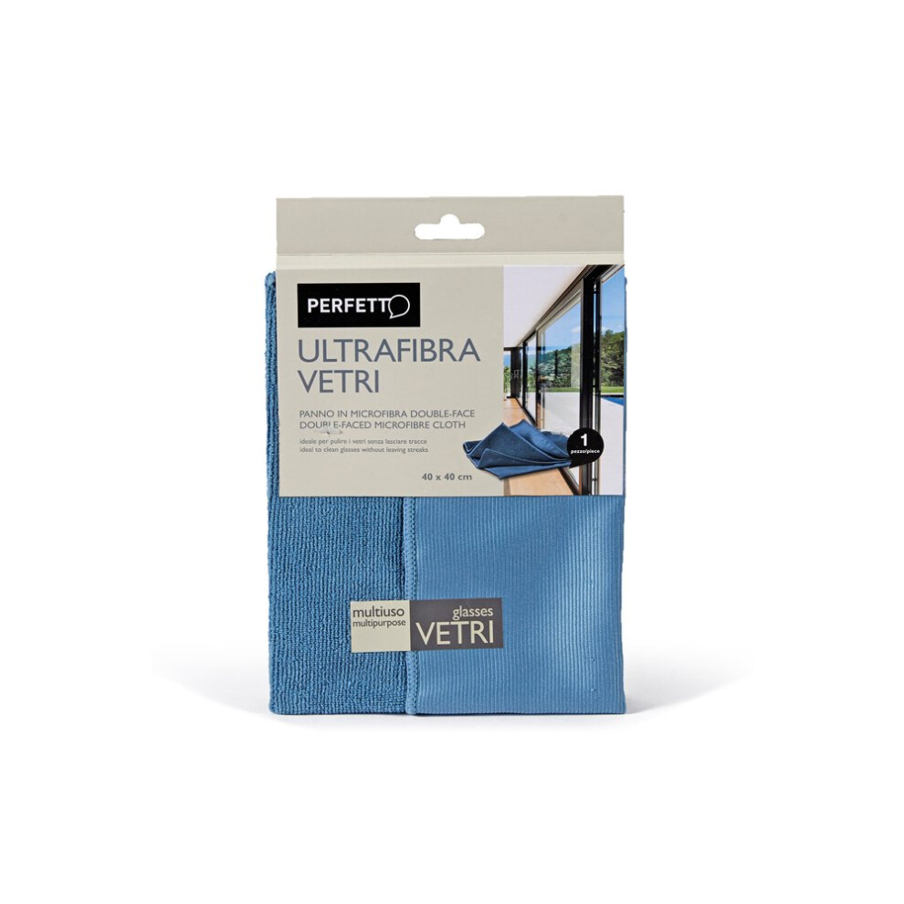 Perfetto Microfibre Cloth Ultrafibra Glasses Dimension- 40 X 40 Cm.