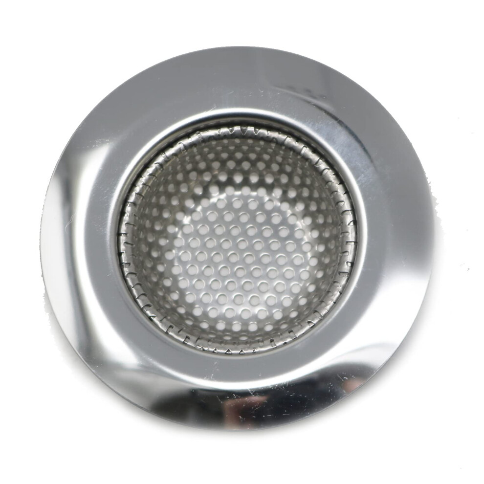 Fixte Stainless Steel Sink Strainer Kitchen Shower Bathroom Food Filter Hair Catcher Drain Cover 40Mm (Small) 54Mm (Medium) Or 70Mm (Large) Available 5051225199890