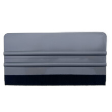 Plastic Squeegee Felt Edge 15.2x7.7cm for Film Installation Vinyl Applicator for Car Tinting Decals Window Films Vinyl Stickers Wallpaper, Grey