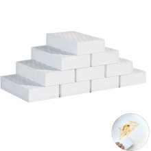 10 Pcs Magic Sponges Cleaning Eraser, Shunshi All-Purpose Washing Up Melamine Sponge Foam Cleaning Pads?White Power Scrub Non-Scratch for Kitchen