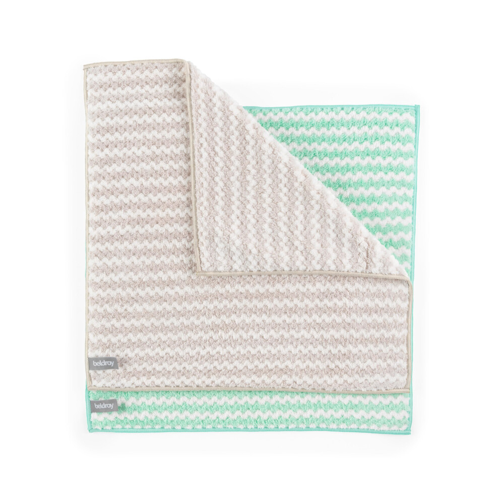 Beldray Anti-Bac Microfibre Cleaning Cloths - 2 Pack, Super Absorbent, Soak Up Spills In Seconds, Reusable, Multipurpose, Perfect For Surfaces,
