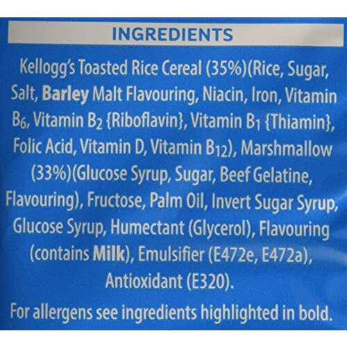 Kellogg's Kellogg's Rice Krispie Squares Marshmallow, 224 Grams 2