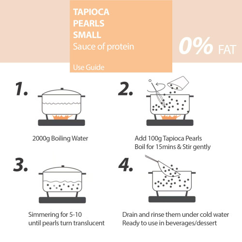 Tapioca Pearls Small 400g 1